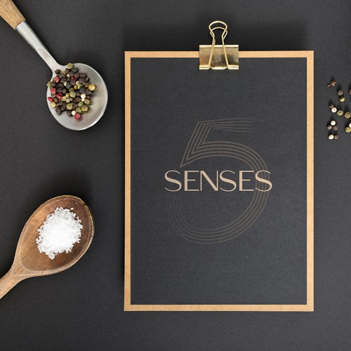 Restaurant logo to stimulate 5 senses Design by ⭐️ALCREATIVEDESIGN⭐️