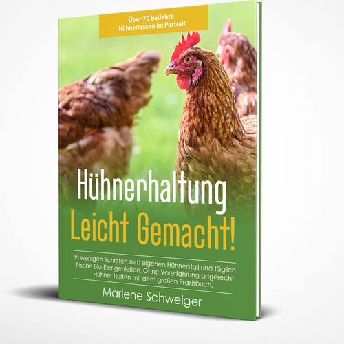 Chicken Farming Book Cover Design by shuma