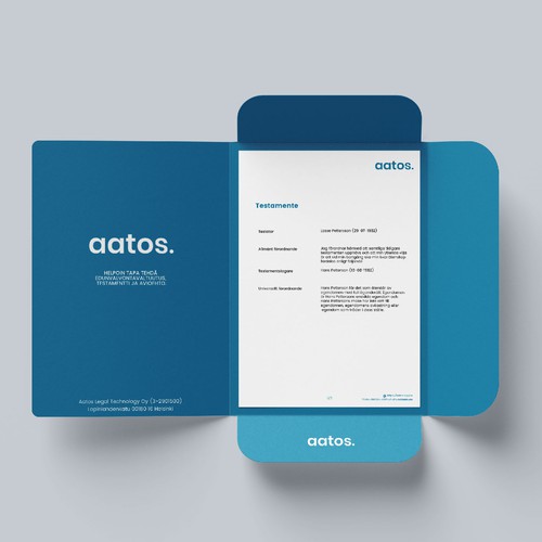 コンペ「Stationaries for legal docs! (A4 Envelope, Folder, A4 Document)」のデザイン by empowerdesignさん 