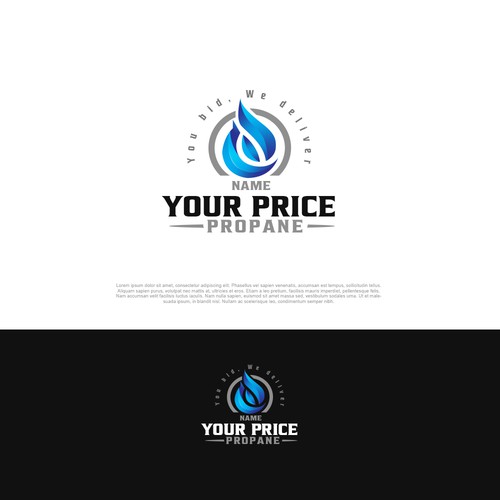 we need a design that will grab the eye for ordering propane and propane pricing. Diseño de pixelgrapiks