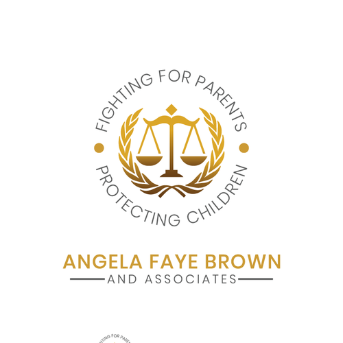 Family Law firm Logo Diseño de Anemone Creative