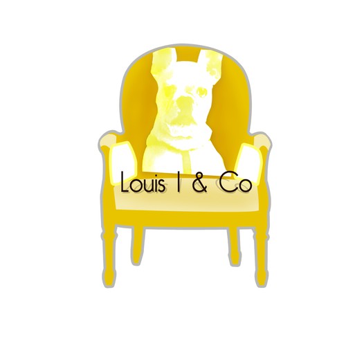 MODERN twist to LOUIS and a DOG... Design by eyey
