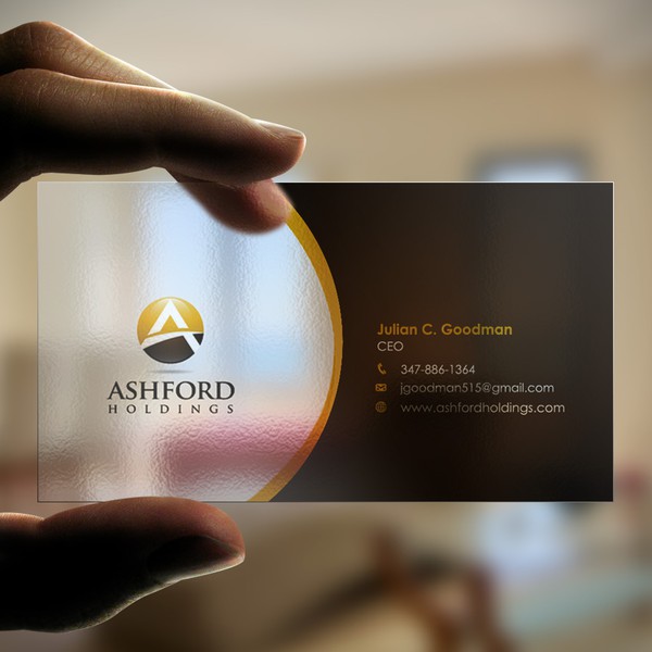 Design by SAIFUL ZHAIN titled "TRANSPARANT CARD"