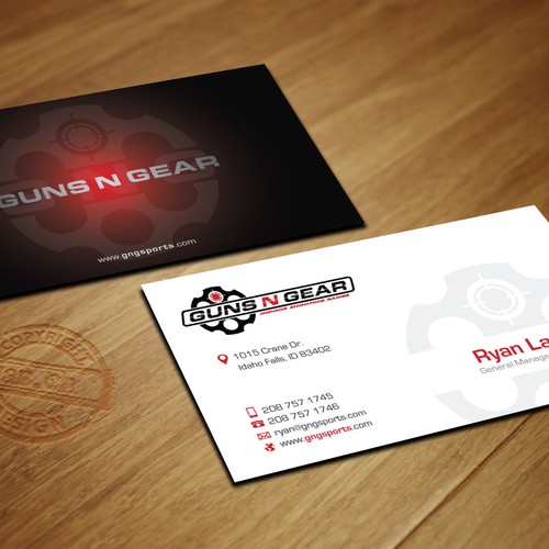 I need a tactical business card!!! Design by KZT design