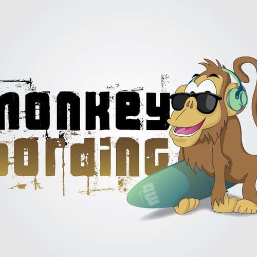 Help monkey boarding with a new logo Design by 3AM3I