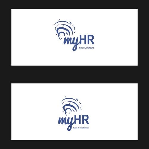 Create an awesome logo for myHR, the #1 HR Software in Luxembourg ! Design by Vhyn.dsg