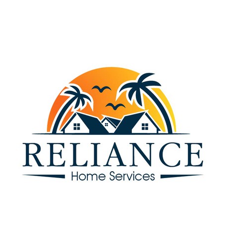 Logo for Reliable and Trustworthy Home Services Company Located on the Beach Design by NOSHA bizsol