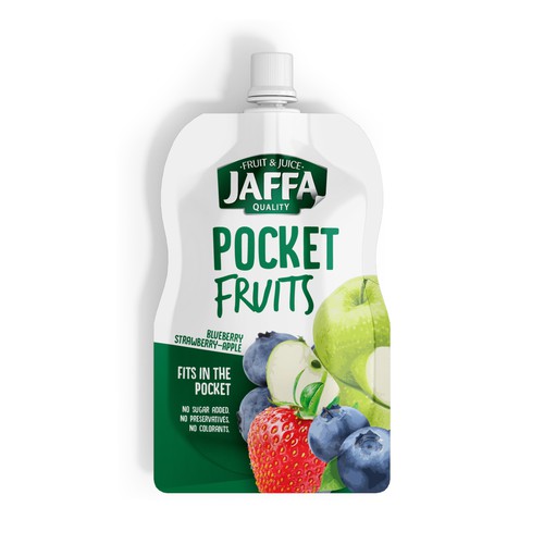 Diseño de Develop Concept Design for Jaffa "Fruit in Pocket" adults’ fruit and berry puree de syakuro