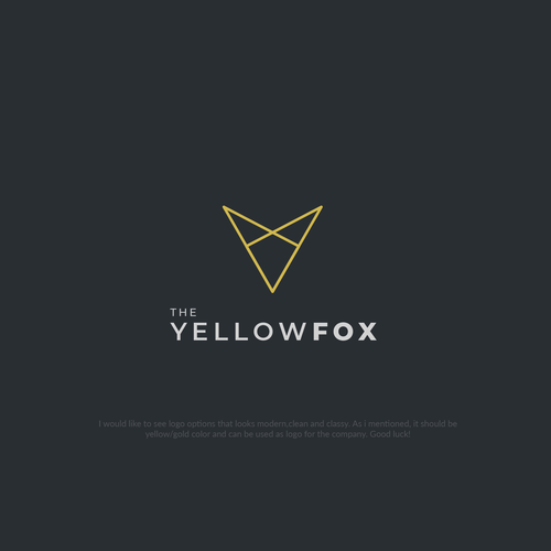 The Yellow Fox Design by ✅ dot