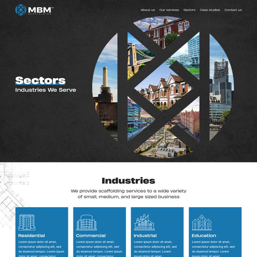 Smart, Clean, Professional - Scaffold Company Website Design by Slaviana