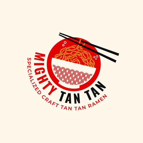 Japanese Tan Tan Ramen Shop Logo Design by Srdjan Savić