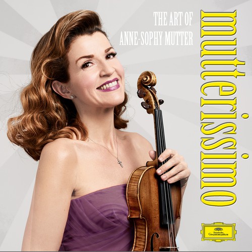 Illustrate the cover for Anne Sophie Mutter’s new album Design por minutesfourty
