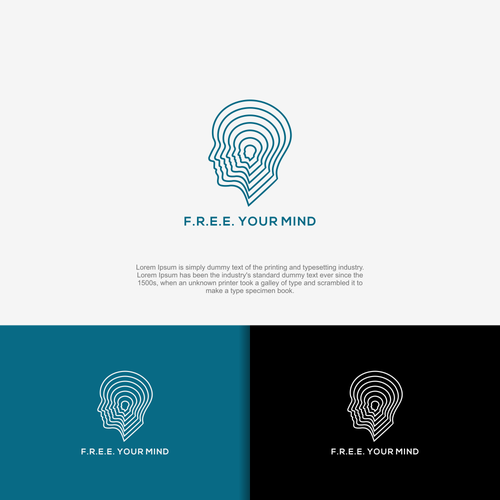 FREE YOUR MIND Logo Contest Design by GAM'Design