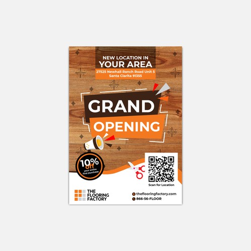 Grand Opening Flyer Design by 2thumbs