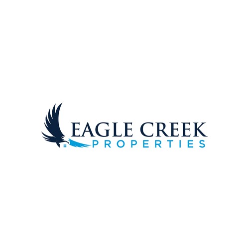 Design "Eagle Creek Properties" logo- Buy Real Estate from owners. Design by @merambArt