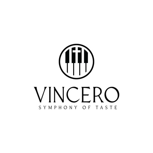 Making a logo in a restaurant (Name is VINCERO) Design by THE DESIGNSTER