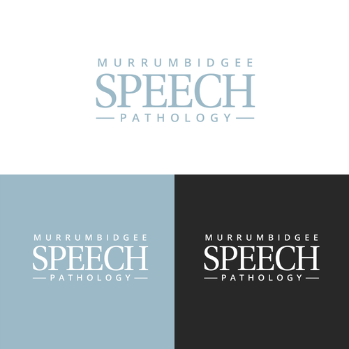 Design a beautiful logo, with a river to represent my speech pathology business Design by _CIRCE_