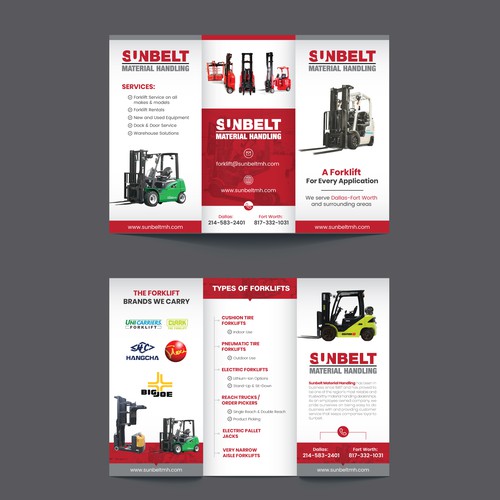 We Need A Powerful Brochure For A Forklift Dealership-ontwerp door HF Tushar