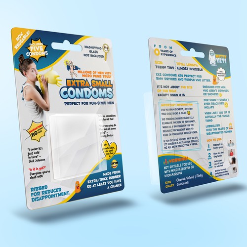 Design packaging for a hilarious gag prank gift! Diseño de Digisolz Creation