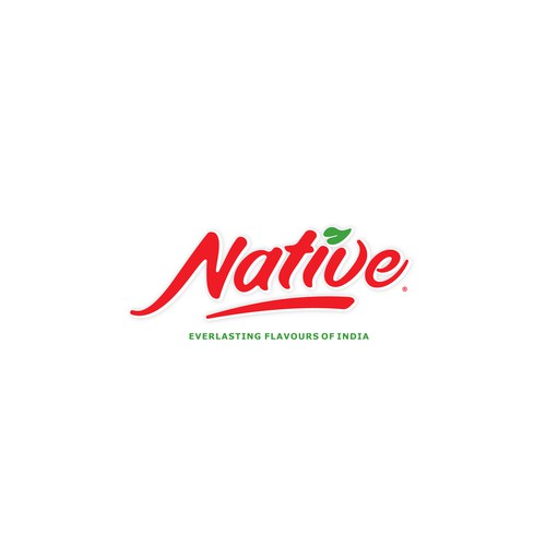 Logo for Food and beverage company focused on selling indigenous food products from all over India Design by Bouyghajden