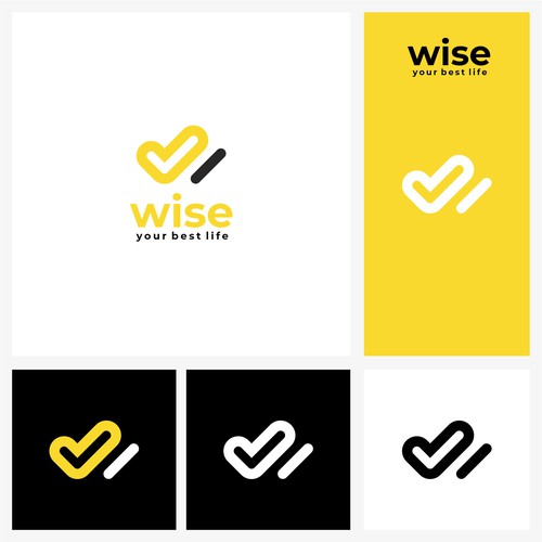 wise decisions - app to easily make optimal decisions Design by @fakfokhufu