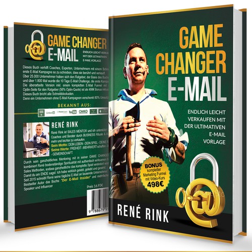 New E-Mail Marketing Best-Seller Books news #1 Cover Design by Lizaa