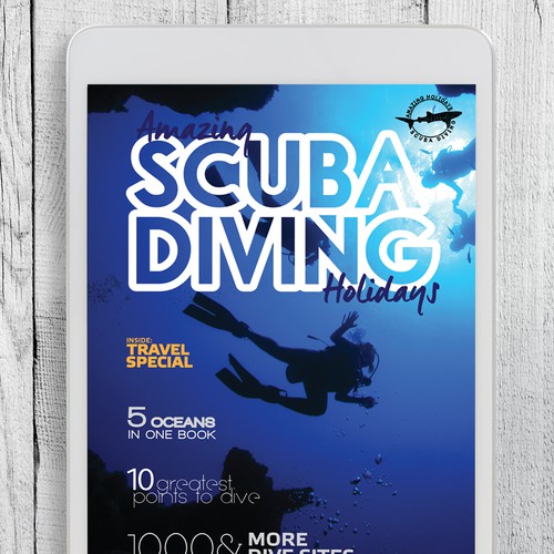 eMagazine/eBook (Scuba Diving Holidays) Cover Design Ontwerp door milumil