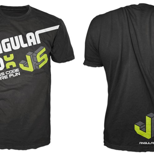 AngularJS needs a new t-shirt design Ontwerp door appleART™