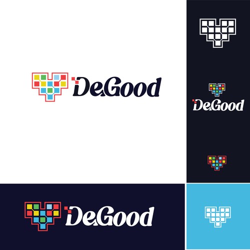 Craft a Futuristic Logo for a Web3 Philanthropy Initiative Nested in DeGodsNFT! Design by stonedGoat