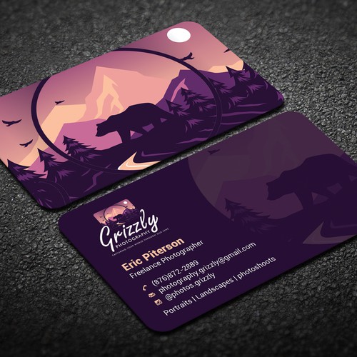 Unique business card design for Photography Business Diseño de CurveSky™ ☑️