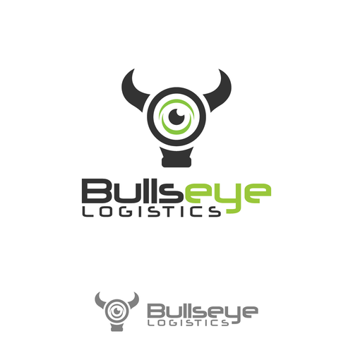 BULLSEYE-Concrete Company Logo Design by B"n"W