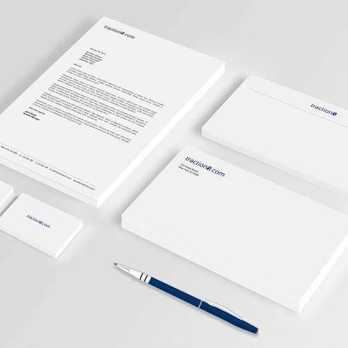 Create business cards, letterhead, and envelopes for tractionn.com ...