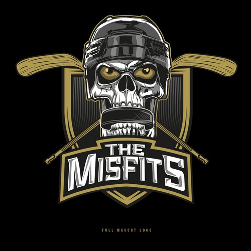 The Misfits Hockey Tournament Team Design by Gerardo Castellanos