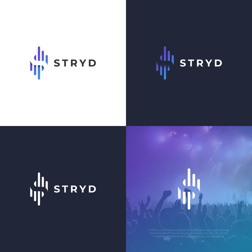 Modern Entertainment Company Software Logo Design by dKOI designs