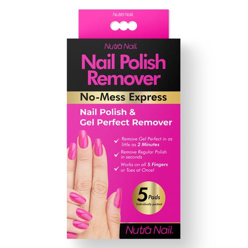 Nutra Nail Gel Remover Design by UnderTheSea™