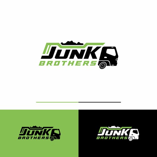 Fun logo for our local, family owned junk removal business Design by NuriCreative