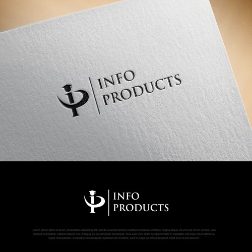 InfoProducts.com - Logo & Branding Design by lrasyid88