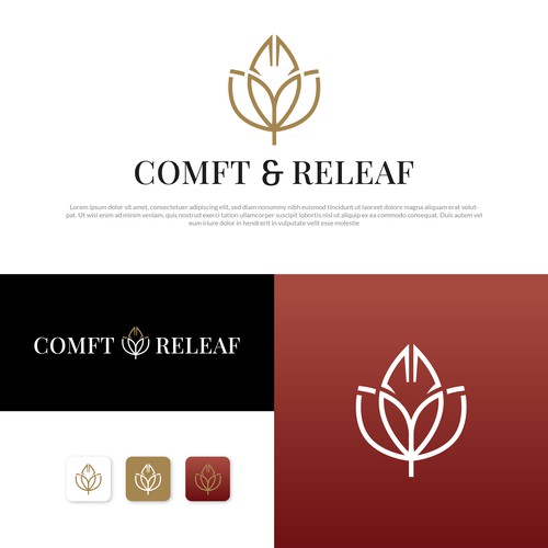 Luxurious trendy logo for a CBD store Design by Danielle Curtis