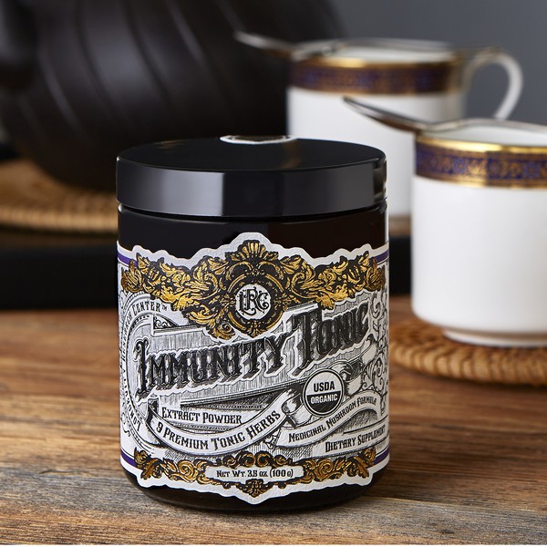 Hand drawn supplement label