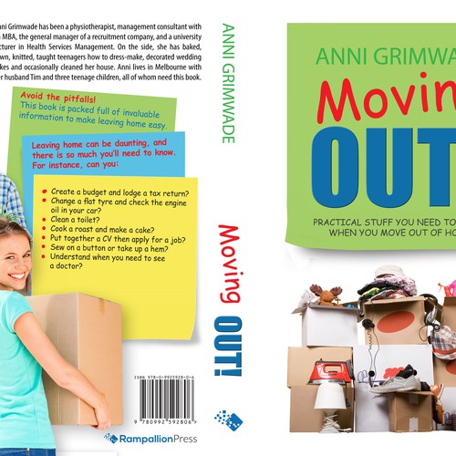 Design a fantastic cover for my book "Moving Out!" Design by A<>Z