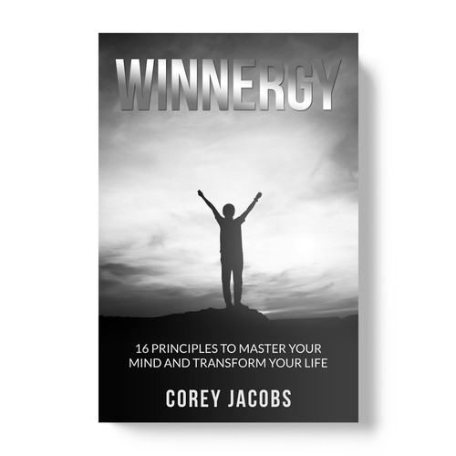 Design a sleek book cover for a man who wants to transform your mind and life! Design by TopHills