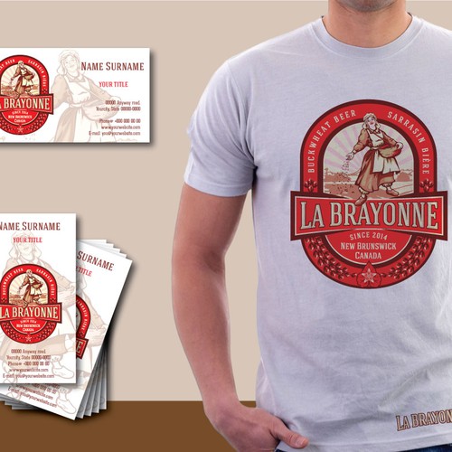 Design di La Brayonne beer tag di Freshinnet