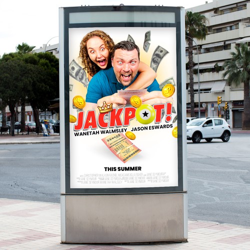 JACKPOT! The Comedy Short Film Poster Design Challenge" Design by Kosmos Creatives