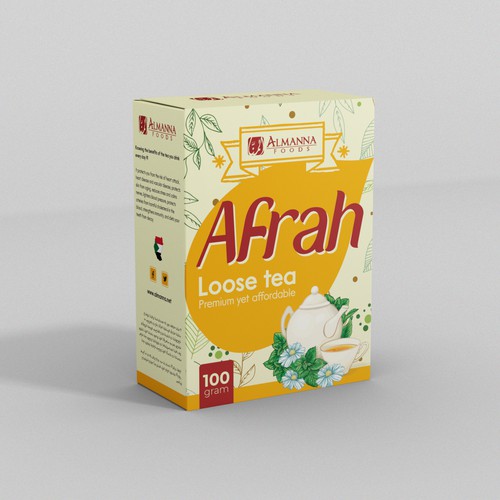 Tea Package Design Design by CUPEDIUM