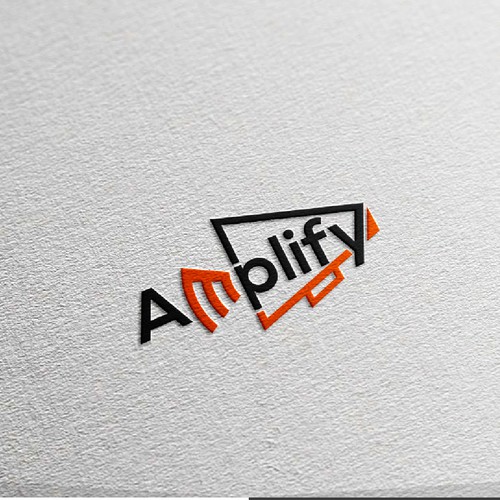 Amplify Logo Design by MotionPixelll™