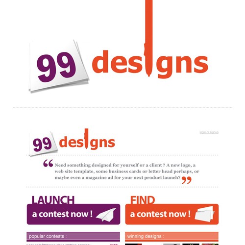 Logo for 99designs Design por DayDreamOz