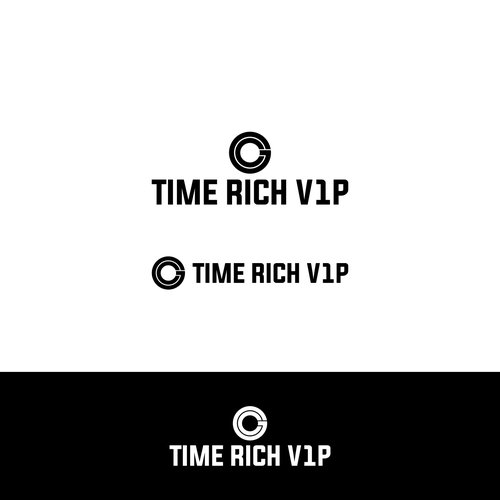 Time Rich VIP Logo Design by code.signs