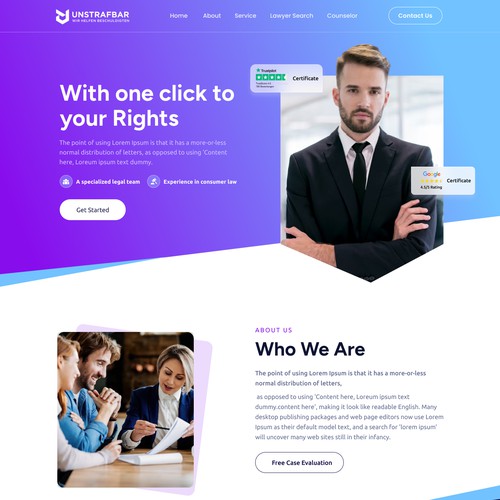 Web page design contest entry by monodeepsamanta