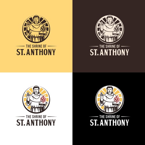 Create engaging new logo for the Catholic Shrine of St. Anthony Design by a'DZ