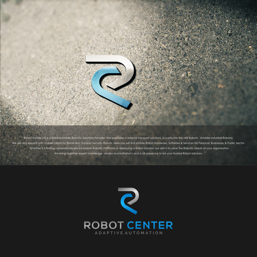 Robot Center Logo Design by R GRAPHIC